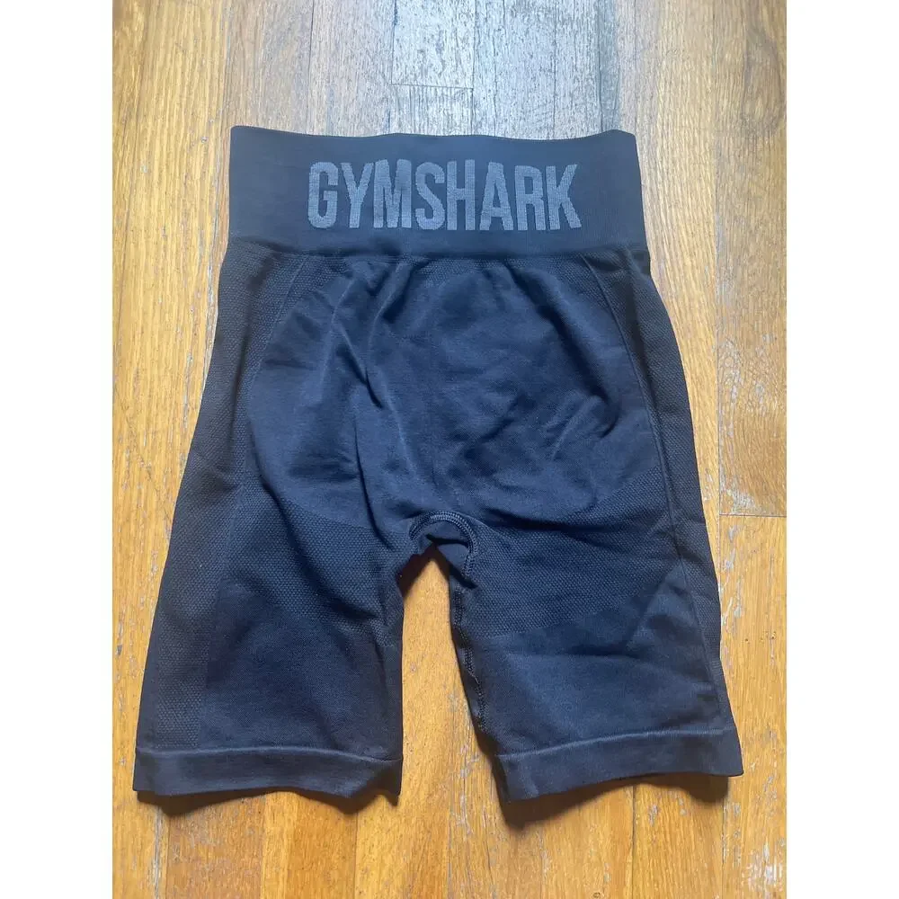 GYMSHARK FLEX CYCLING SHORTS-BLACK-IN GREAT CONDITION! SIZE SMALL